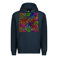 Navy Pride leopard seamless pattern Premium Hoodie - NancyCooperArtShop