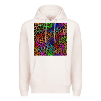 Pale Pink Pride leopard seamless pattern Premium Hoodie - NancyCooperArtShop