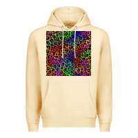 Pina Colada Pride leopard seamless pattern Premium Hoodie - NancyCooperArtShop