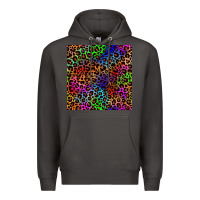 Smoke Pride leopard seamless pattern Premium Hoodie - NancyCooperArtShop