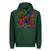 Sports Green Pride leopard seamless pattern Premium Hoodie - NancyCooperArtShop