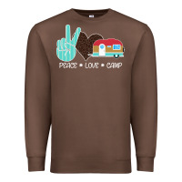 Chestnut Peace Love Camp Premium Sweatshirt - Bettercallsaul