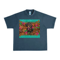 Midnight Navy dachshund Urban Heavy Tee - BarkalooDesign