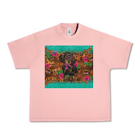 Salmon dachshund Urban Heavy Tee - BarkalooDesign