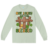 Matcha not lucky just really blessed malia Long Sleeve Tee - MaliasSmallBusiness