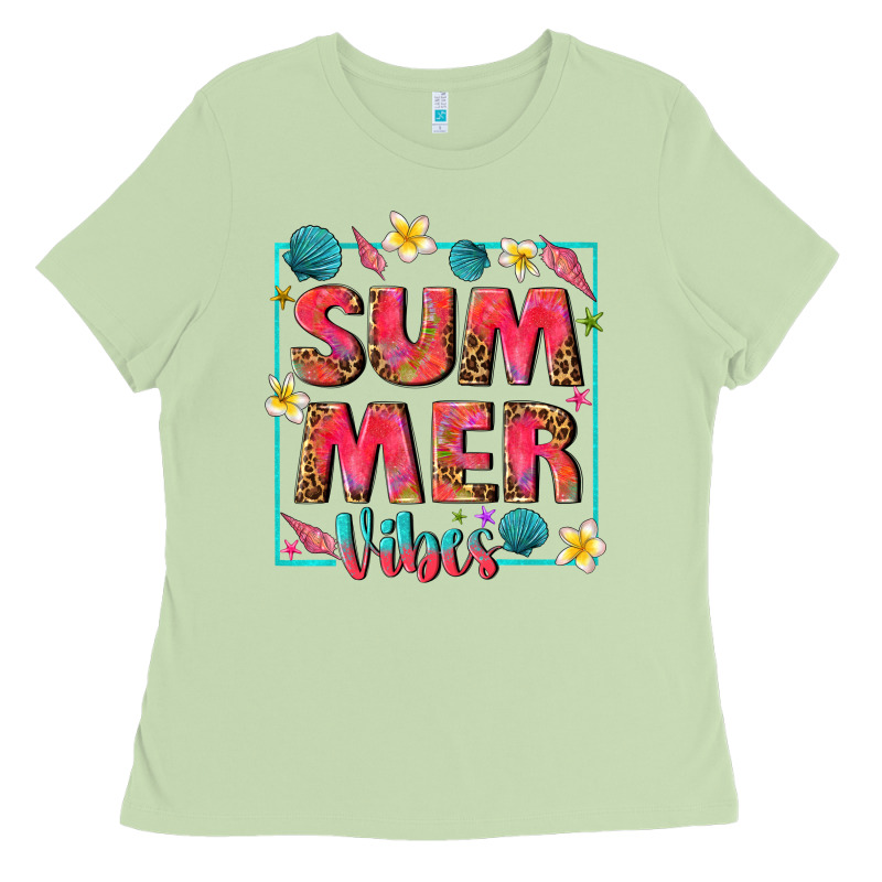 Summer  Vibes Ladies Tee by texasbilliewilder | Teevron