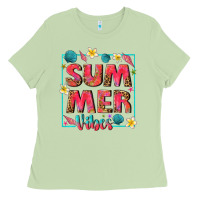 Matcha summer  vibes Ladies Tee - texasbilliewilder