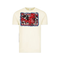 Vintage Arctic bandana cowhide denim background Vintage Tee - AdoDesignShop