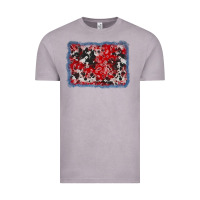 Vintage Zinc bandana cowhide denim background Vintage Tee - AdoDesignShop