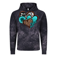 Cloud Black love turquoise hearts Vintage Hoodie - Jasminsmagicworld
