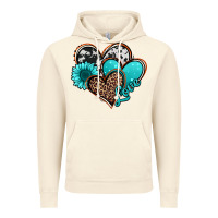 Vintage Artic love turquoise hearts Vintage Hoodie - Jasminsmagicworld