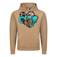 Vintage Coffee love turquoise hearts Vintage Hoodie - Jasminsmagicworld