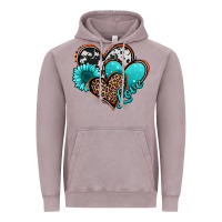 Vintage Zinc love turquoise hearts Vintage Hoodie - Jasminsmagicworld