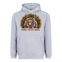 Gobble Till You Wobble Thanksgiving Rainbow Heavyweight Hoodie | Teevron