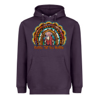 Plum gobble till you wobble thanksgiving rainbow Heavyweight Hoodie - RanaPortraitStore