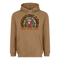 Toasted Coconut gobble till you wobble thanksgiving rainbow Heavyweight Hoodie - RanaPortraitStore