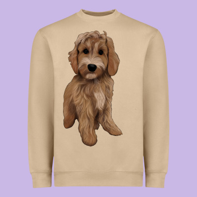Maltipoo Heavyweight Sweatshirt Designed By Barkaloodesign