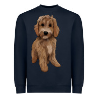 Navy maltipoo Heavyweight Sweatshirt - BarkalooDesign