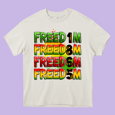 Freedom Freedom Freedom Freedom 1865 Heavy Core Tee Designed By Zillion Design Studio