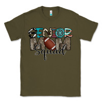 Army Green senior mom squad football design Classic Tee - CowhideDigitalArt