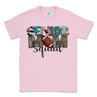 Bubblegum Pink senior mom squad football design Classic Tee - CowhideDigitalArt