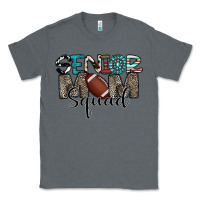 Charcoal Heather senior mom squad football design Classic Tee - CowhideDigitalArt