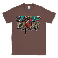Chestnut senior mom squad football design Classic Tee - CowhideDigitalArt