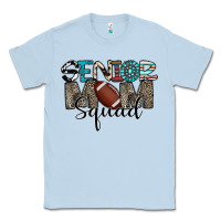 Dusty Blue senior mom squad football design Classic Tee - CowhideDigitalArt