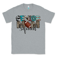 Heather Grey senior mom squad football design Classic Tee - CowhideDigitalArt