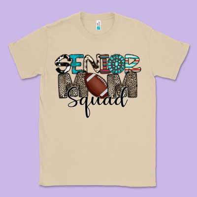 Senior Mom Squad Football Design Classic Tee Designed By Cowhidedigitalart