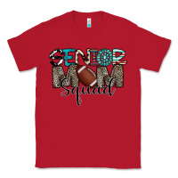 Red senior mom squad football design Classic Tee - CowhideDigitalArt