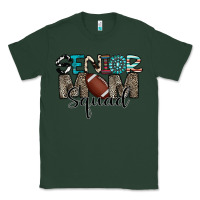 Sports Green senior mom squad football design Classic Tee - CowhideDigitalArt