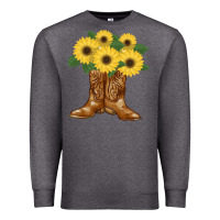 Charcoal Heather cowgirl boots Premium Sweatshirt - Bettercallsaul