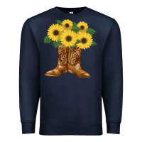 Navy cowgirl boots Premium Sweatshirt - Bettercallsaul