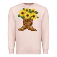 Pale Pink cowgirl boots Premium Sweatshirt - Bettercallsaul