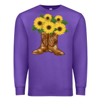 Purple cowgirl boots Premium Sweatshirt - Bettercallsaul