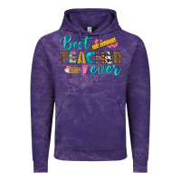 Cloud Purple best teacher ever Vintage Hoodie - BundleAndBundleShop