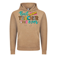 Vintage Coffee best teacher ever Vintage Hoodie - BundleAndBundleShop