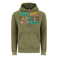 Vintage Olive best teacher ever Vintage Hoodie - BundleAndBundleShop