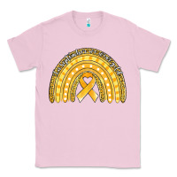 Bubblegum Pink childhood cancer awareness rainbow (1) Classic Tee - Jasminsmagicworld