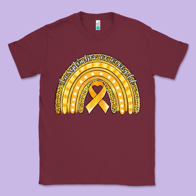 Childhood Cancer Awareness Rainbow (1) Classic Tee Designed By Jasminsmagicworld