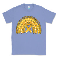 Colony Blue childhood cancer awareness rainbow (1) Classic Tee - Jasminsmagicworld