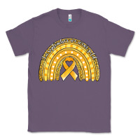 Lavender childhood cancer awareness rainbow (1) Classic Tee - Jasminsmagicworld