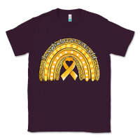 Plum childhood cancer awareness rainbow (1) Classic Tee - Jasminsmagicworld