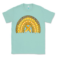 Seafoam childhood cancer awareness rainbow (1) Classic Tee - Jasminsmagicworld