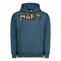 Pigment Midnight Navy mama sunflower leopard Urban Hoodie - OliviaCreatesArt