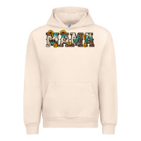 Sandshell mama sunflower leopard Urban Hoodie - OliviaCreatesArt