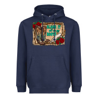 Navy blame it all on my roots Heavyweight Hoodie - RanaPortraitStore