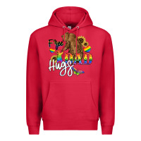 Cardinal Free Dad hugs Premium Hoodie - NancyCooperArtShop