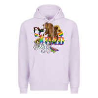 Lilac Free Dad hugs Premium Hoodie - NancyCooperArtShop